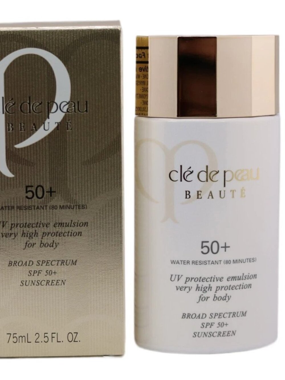 Cle De Peau UV Protective Emulsion SPF 50 + For Body Very High Protection 2.5 oz